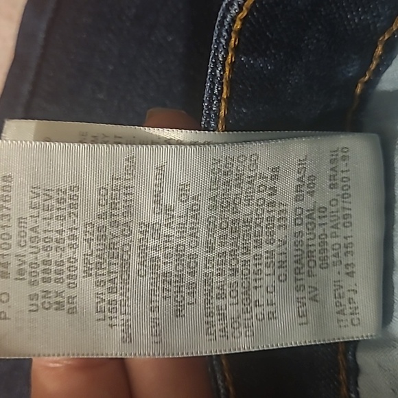 Levi's Jeans Slight Curve Classic bootcut size 8 / 29 dark wash Stretch - Picture 7 of 11